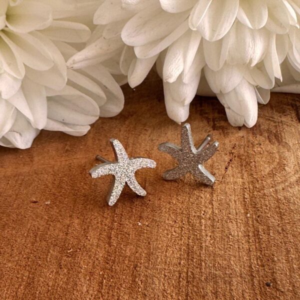 Aros Estrella de mar brillantina