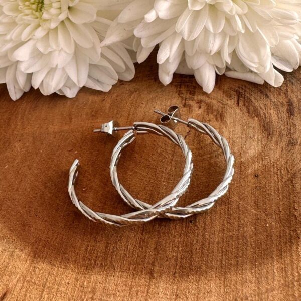 Aros Argollas labradas baby