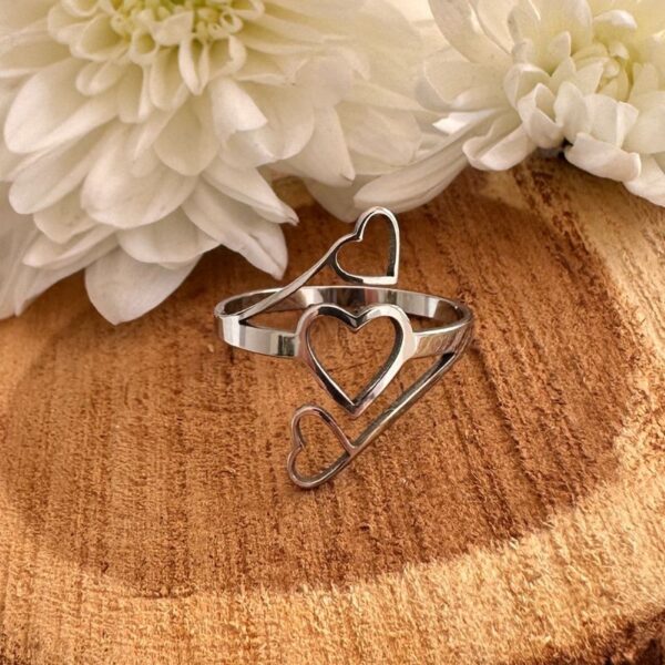 Anillo Corazon x3
