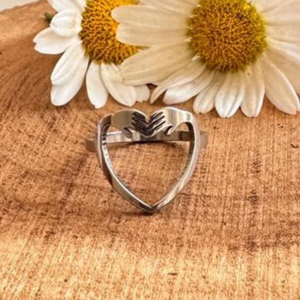 Anillo Abrazo corazon