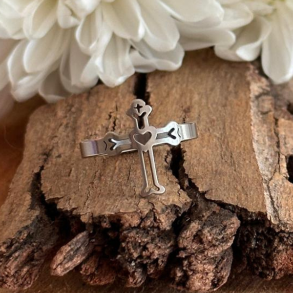 Anillo Cruz amor