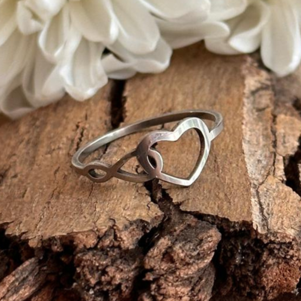 Anillo Infinito corazón