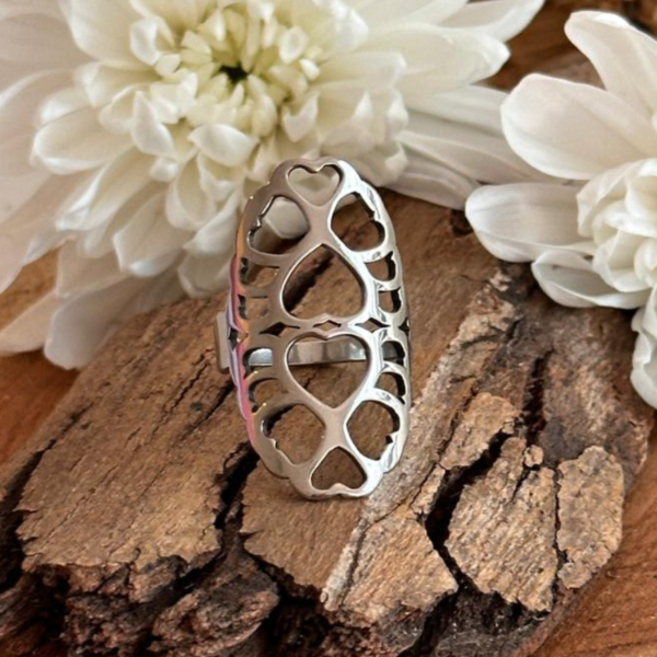 Anillo Multi corazones