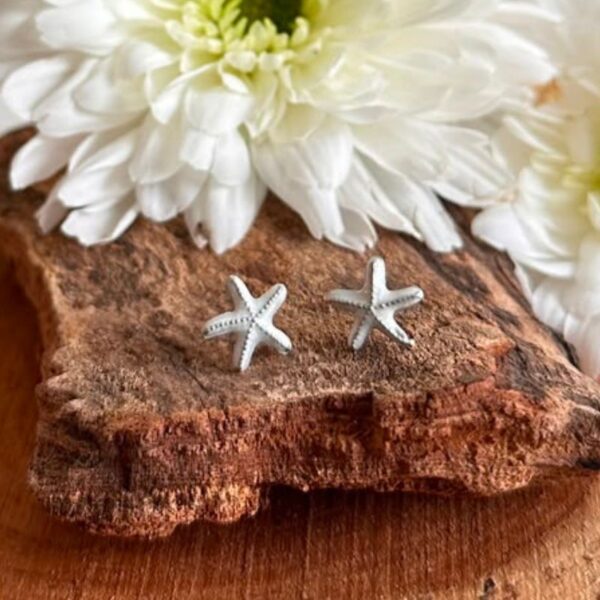 Aros Estrellas de mar blancos